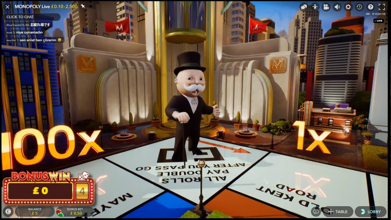 Monopoly live no deposit bonus